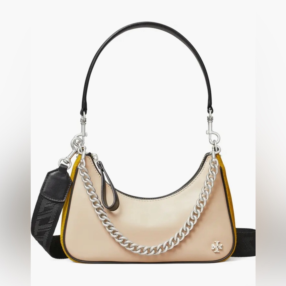 151 Mercer Colorblock Small Crescent Bag